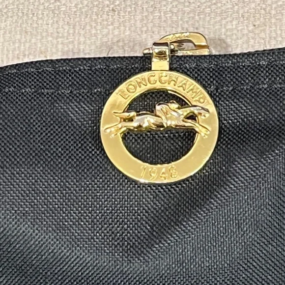 Longchamp Black and Brown Tote Bag - Picture 4 of 11